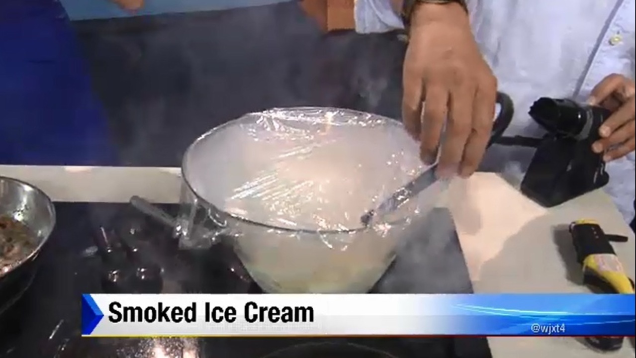 RECIPE Smoked ice cream
